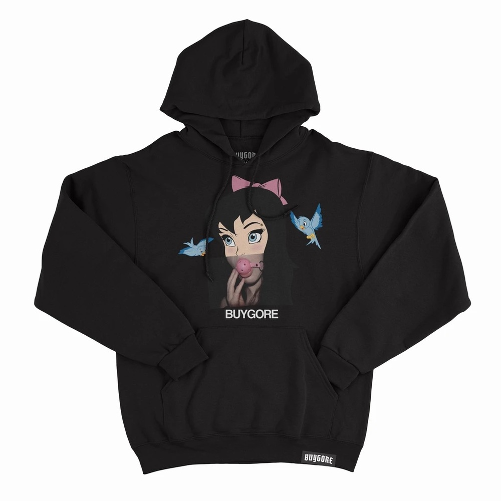ISO BUYGORE PRINCESS HOODIE IN BLACK